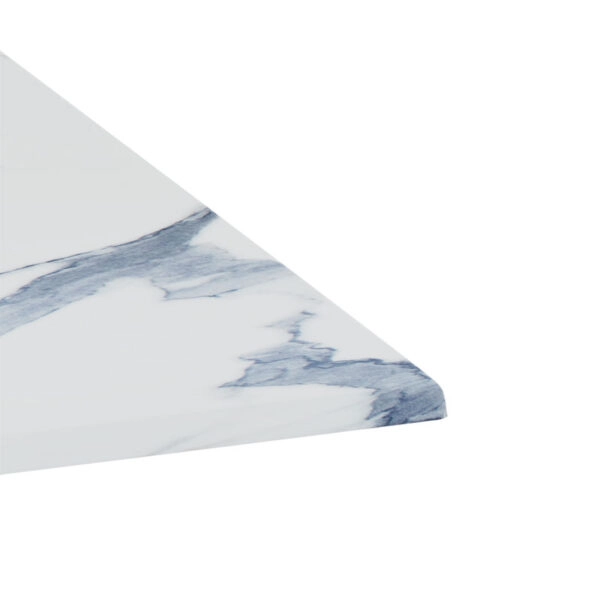 Επιφάνεια τραπεζιού Solace Werzalit λευκό μαρμάρου 80x80εκ πάχους 35mm