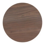Επιφάνεια τραπεζιού Bounty Werzalit καρυδί Φ70εκ πάχους 25mm
