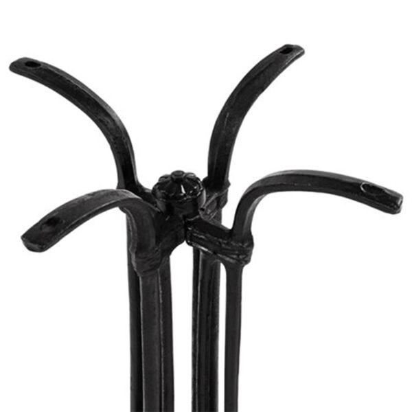 Βάση τραπεζιού Jewel μαντέμι τετράνυχη μαύρη 72εκ