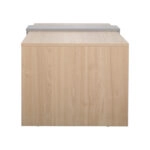 Τραπέζι σαλονιού Cozeto  σε φυσική με γκρι cement απόχρωση 100x53x41.5εκ