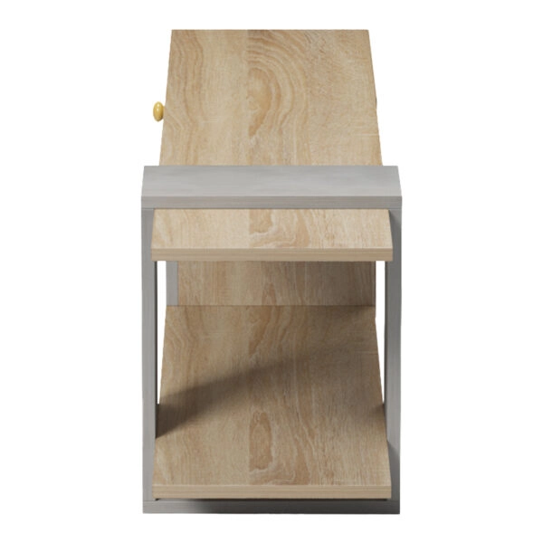 Έπιπλο τηλεόρασης Standi  σε sonoma-γκρι cement απόχρωση 120x25x36.8εκ