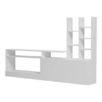 Σύνθετο σαλονιού Seruno  σε λευκή απόχρωση 170x25x100εκ