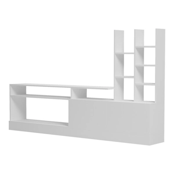 Σύνθετο σαλονιού Seruno  σε λευκή απόχρωση 170x25x100εκ
