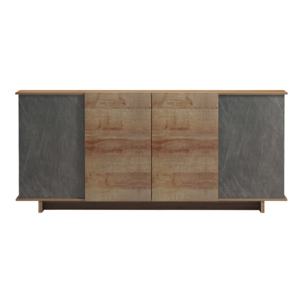 Μπουφές Zafore   σε oak - καφέ antique απόχρωση 180x45x80εκ
