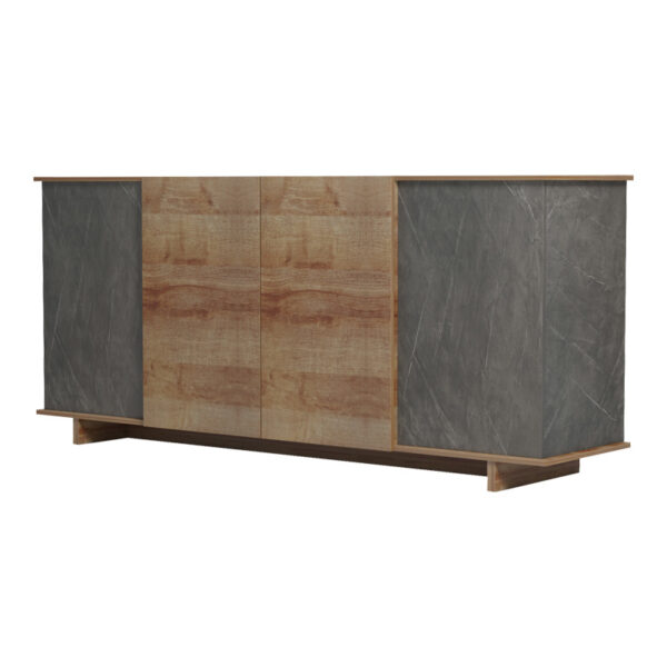 Μπουφές Zafore   σε oak - καφέ antique απόχρωση 180x45x80εκ