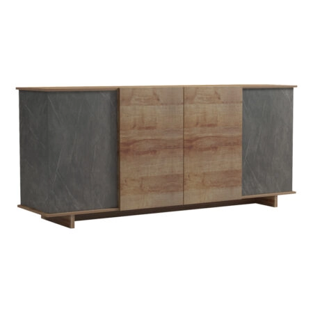 Μπουφές Zafore   σε oak - καφέ antique απόχρωση 180x45x80εκ
