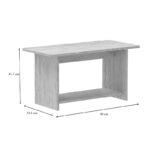 Τραπέζι Kumba  σε oak απόχρωση 80x40x42εκ