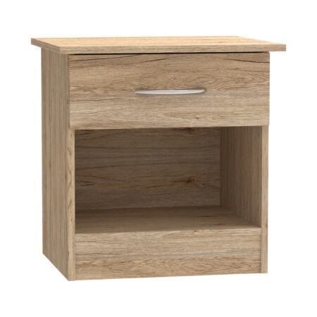 Κομοδίνο Kona  σε oak απόχρωση 40x34x42εκ