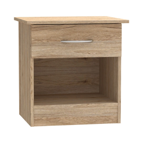 Κομοδίνο Kona  σε oak απόχρωση 40x34x42εκ