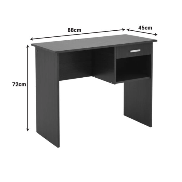 Γραφείο εργασίας με συρτάρι Michael  γκρι 88x45x72εκ