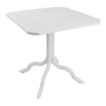 Τραπεζαρία Icon-Confident  σετ 3τεμ PP σε λευκή απόχρωση