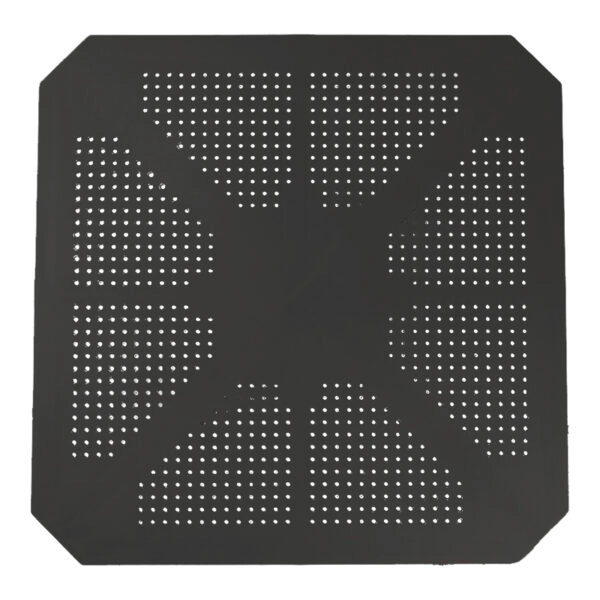 Τραπέζι Icon  PP σε ανθρακί απόχρωση 80x80x74.5εκ