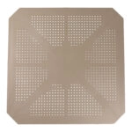 Τραπέζι Icon   PP σε απόχρωση cappucino 80x80x74.5εκ
