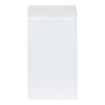 Κομοδίνο Zeplen  MDF σε λευκή απόχρωση 40x30x53εκ