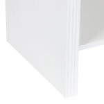 Κομοδίνο Zeplen  MDF σε λευκή απόχρωση 40x30x53εκ