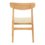 Καρέκλα Eaprine  φυσικό σχοινί-rubberwood 49x53x77εκ