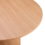 Τραπέζι Mesa  MDF σε Oak απόχρωση Φ120x75εκ