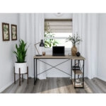 EDGE ΓΡΑΦΕΙΟ SONOMA ΜΑΥΡΟ 120x73x75