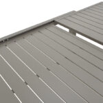 Τραπέζι επεκτεινόμενο Lafla  αλουμίνιο σε σαμπανιζέ απόχρωση 160-240x90x75εκ