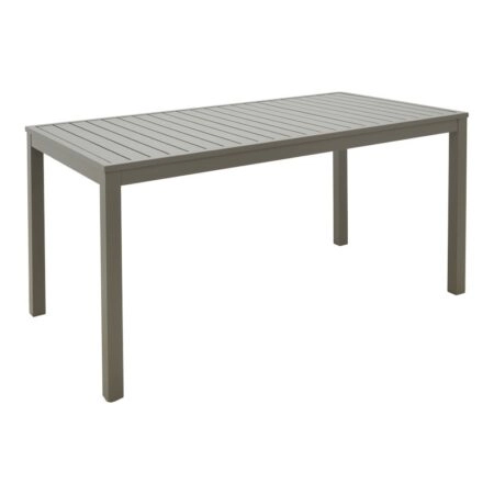 Τραπέζι Kliton αλουμίνιο σε σαμπανιζέ απόχρωση 150x80x74εκ