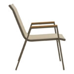 Τραπεζαρία Kliton-Azelie σετ 7τεμ σε σαμπανιζέ απόχρωση 150x80x74εκ