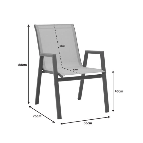 Τραπεζαρία Kliton-Azelie σετ 5τεμ σε σαμπανιζέ απόχρωση 150x80x74εκ