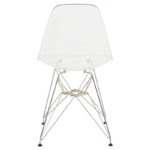 Καρέκλα Adelle  PP διάφανο-inox πόδι 46x55x81εκ