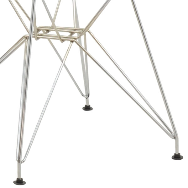 Καρέκλα Adelle  PP διάφανο-inox πόδι 46x55x81εκ