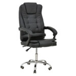 Καρέκλα γραφείου διευθυντή Toronsi  μαύρο pu 60x68x128εκ