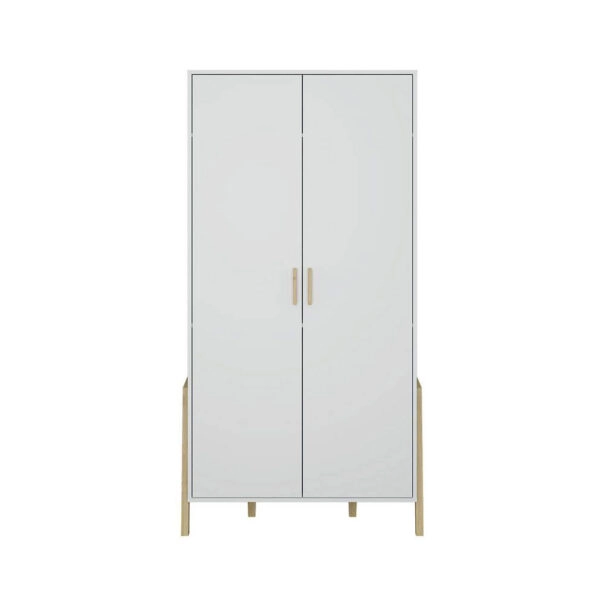Ντουλάπα Belle Λευκό 45.9x55x197cm