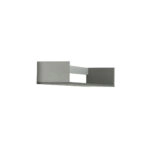 Κρεμαστό Ράφι Timmy Λευκό-Γραφίτη-Γκρι 120x25x16.6cm