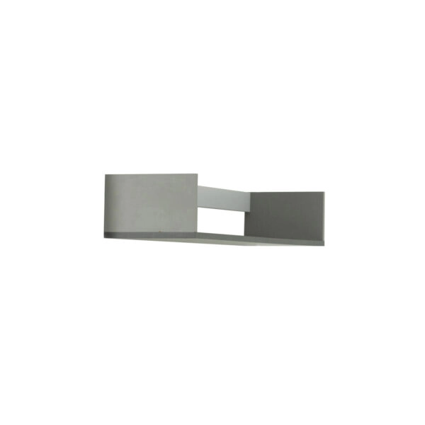 Κρεμαστό Ράφι Timmy Λευκό-Γραφίτη-Γκρι 120x25x16.6cm