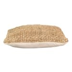 Μαξιλάρι Petron Inart φυσικό γιούτα 45x45x12.5εκ