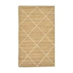 Χαλί Strike Inart μπεζ-εκρού γιούτα 120x180x1εκ