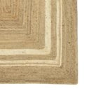 Χαλί Mazir Inart μπεζ-εκρού γιούτα 120x180x1εκ