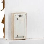 Stand Relief (Led) Rectangular "Sternenmadchen" Αστέρι Pattern Mdf Λευκό PU 10x7x24cm
