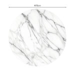 Επιφάνεια τραπεζιού Kailo τ.Werzalit όψη μαρμάρου Φ70εκ