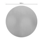 Επιφάνεια τραπεζιού Tredial  τ.Werzalit μπεζ Φ60εκ