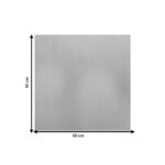 Επιφάνεια τραπεζιού Tredial  τ.Werzalit μπεζ 80x80εκ