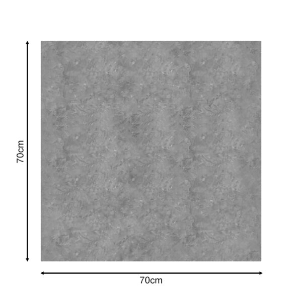 Επιφάνεια τραπεζιού Fenzo τ.Werzalit γκρι μαρμάρου 70x70εκ
