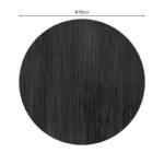 Επιφάνεια τραπεζιού Jedre  τ.Werzalit καρυδί Φ70εκ