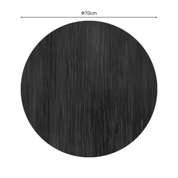 Επιφάνεια τραπεζιού Jedre  τ.Werzalit καρυδί Φ70εκ