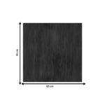 Επιφάνεια τραπεζιού Jedre τ.Werzalit καρυδί 80x80εκ