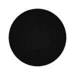 Επιφάνεια τραπεζιού Senlo  τ.Werzalit μαύρο Φ60εκ