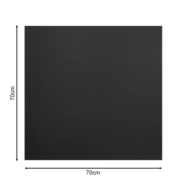 Επιφάνεια τραπεζιού Sensie  τ.Werzalit ανθρακί 70x70εκ