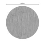 Επιφάνεια τραπεζιού Mordo  τ.Werzalit oak Φ60εκ