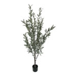 Διακοσμητικό φυτό Olive tree II σε γλάστρα Inart πράσινο pp Υ160εκ