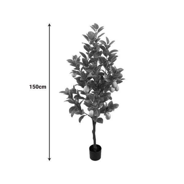 Διακοσμητικό φυτό Lemon tree σε γλάστρα Inart πράσινο pp Υ150εκ