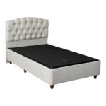 Κρεβάτι Lanse I σε κρεμ απόχρωση 120x200εκ