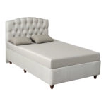 Κρεβάτι Lanse I σε κρεμ απόχρωση 120x200εκ